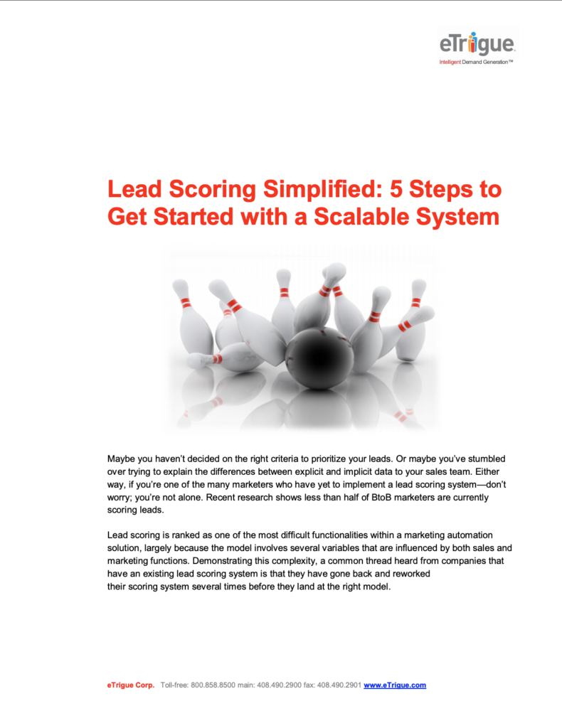 Lead Scoring Simplified: 5 Steps to Get Started with a Scalable System