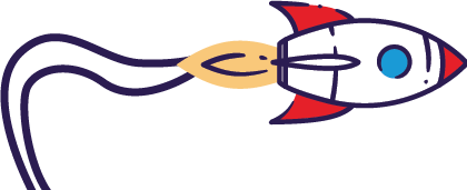 rocket footer